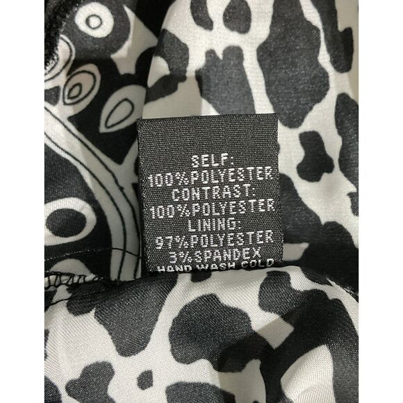 Lapis Layered Ruffle Skirt Animal Print Size L - Picture 10 of 10